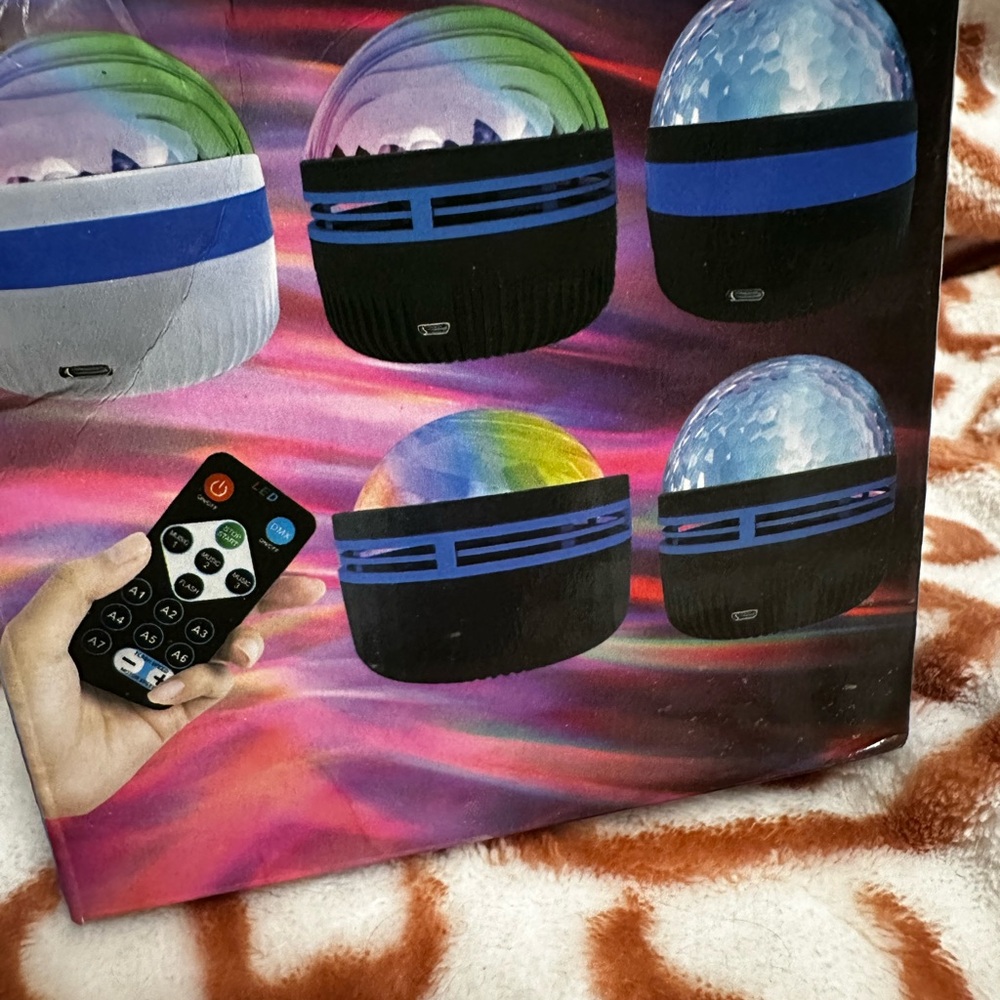 Colorful LED Starry Light Projector with Remote- Water Pattern